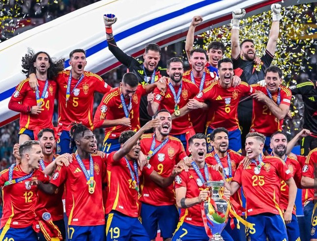 Vô địch EURO 2024, đội tuyển Tây Ban Nha thiết lập nhiều kỷ lục